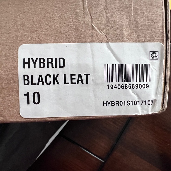 NIB Steve Madden Hybrid Black Leather Rascal Black Sz 8, 10 - Picture 7 of 7